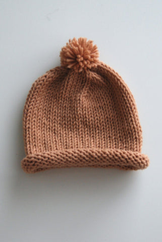 Baby Rolled Berlin Knit Hat